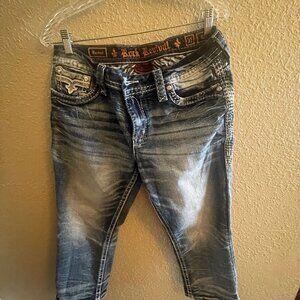 Rock Revival Capris - Barbra Edition